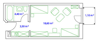 PLAN TWIN - 36 qm