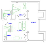 PLAN SUITE - 45 qm