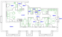 PLAN DACHTERRASSENWHG. - 115+55 qm